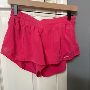 lululemon athletica Hot Pink Hotty Hot Low Rise 2.5 Athletic Shorts